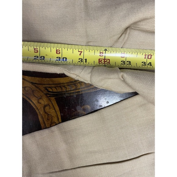 VTG Oscar de la Renta Womans Tan Twill Straight Leg Pant Minimalist Old Money 6 - Picture 10 of 12